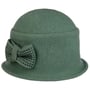 Manja Milled Wool Hat by Seeberger green