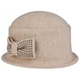 Manja Milled Wool Hat by Seeberger oatmeal