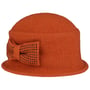Manja Milled Wool Hat by Seeberger terracotta