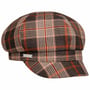 Gadiala Check Newsboy Cap by Seeberger rust