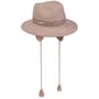 Milled Wool Fedora Hat with Ear Flaps by Seeberger beige