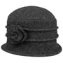 Beata Milled Wool Hat by Seeberger anthracite