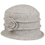 Beata Milled Wool Hat by Seeberger light grey