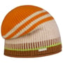 Stripe Cashmere Headsock by Seeberger orange