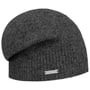 Ribbed Edge Milled Wool Headsock by Seeberger anthracite