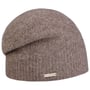 Ribbed Edge Milled Wool Headsock by Seeberger taupe