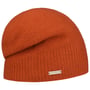 Ribbed Edge Milled Wool Headsock by Seeberger terracotta