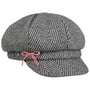 Marieke Herringbone Newsboy Cap by Lierys grey
