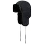 Fleece Teedy Fur Aviator Hat by Lierys black