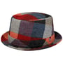 Lindsburgh Colour Pork Pie Wool Hat by Lierys blue-red