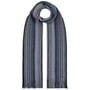 Colour Stripes Wool Scarf by Lierys blue