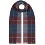 Danverell Check Cashmere Scarf by Lierys blue