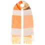 Soft Colour Block Scarf by Fraas beige-orange