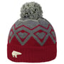 Ziggy Pompom Hat by Eisbär red