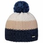 Star Pompom RL Beanie Hat by Eisbär beige