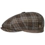 Emil Wool Check Flat Cap Zechbauer by Mayser brown