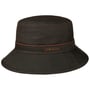 Avasun Waxed Cotton Bucket Hat by Stetson dark brown