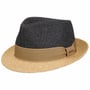 Twotone Toyo Trilby Raffia Hat by Stetson navy