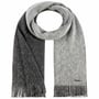 Tesley Wool Scarf with Fringes by bugatti black-white