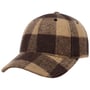 Lumbercheck Cap by bugatti brown-beige