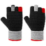 Derrica Fingerless Gloves by Gebeana black-red