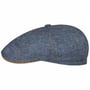 Kelvey Flat Cap by Stetson denim