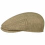 Kent Structure Flat Cap by Stetson beige-green