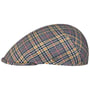 Roverton Check Flat Cap by Lierys navy