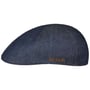 Texas Pure Denim Sustainable Flat Cap by Stetson denim-navy