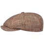 Namarra 8 Panel Flat Cap by Lierys rust-beige