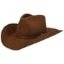 Valrick Western Wool Hat by JJ Hats brown