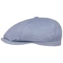 6 Panel Cotton Festival Flat Cap by Stetson light blue