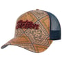 Vintage Print Trucker Cap by Stetson beige-blue