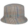 Tarragona Check Cloth Hat by Lierys grey