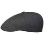 Harridge Silk Flat Cap by Stetson grey-black