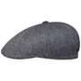 Harridge Silk Flat Cap by Stetson blue-beige