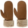 Fiona Leather Gloves by Pearlwood brown