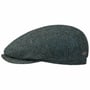 Millscott Wool Driver Flat Cap by JJ Hats blue-green