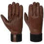 Fredrik Leather Gloves by Hestra dark brown
