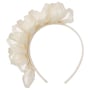 Vinalea Sinamay Fascinator by Seeberger cream white