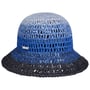 Gradient Colours Cloche Straw Hat by Seeberger blue-navy