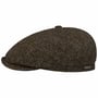 Medora Wool Flat Cap by Stetson brown