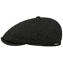 Medora Wool Flat Cap by Stetson black