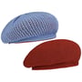 Reversible Knit Beret by bedacht blue