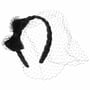 Veadona Fascinator by bedacht black