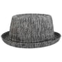 Color Burst Mowbray Pork Pie Cloth Hat by Kangol black