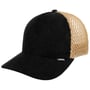 Cord and Mesh Trucker Cap by Djinns black-beige