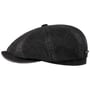 Hatteras Denim Garage Flat Cap by Stetson black