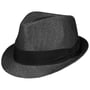 Herringbone Trilby Hat by Lipodo anthracite