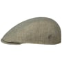 Barrick Linen Flat Cap by Lierys olive